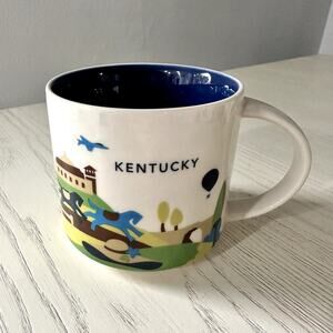 Starbucks 2015 You Are Here Collection Kentucky 14 OZ Blue